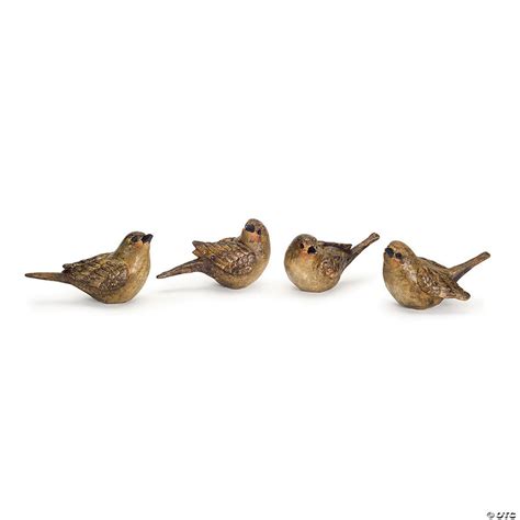 Melrose International Bird Tabletop Figurine Décor 3 Inches Set Of 8