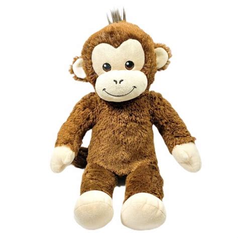 Build A Bear Smiley Monkey Plush Brown 17” Soft Eyes 2016 Stuffed