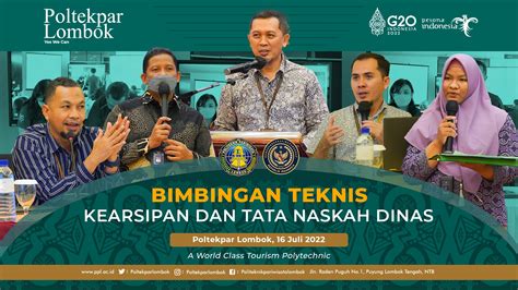 Bimbingan Teknis Kearsipan Dan Tata Naskah Dinas Politeknik