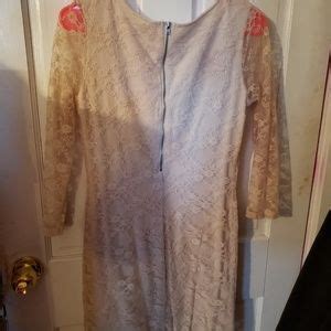 H M Dresses Hm Nude Lace Bodycon Dress Poshmark