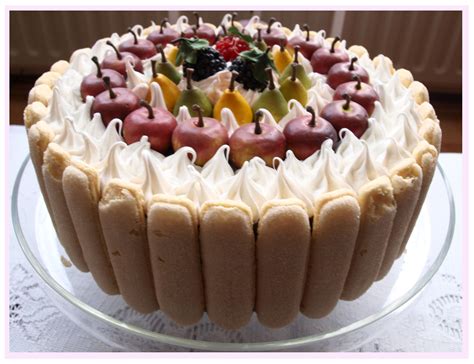 Cake With Sponge Fingers