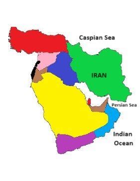 Persian Sea And Indian Ocean Map