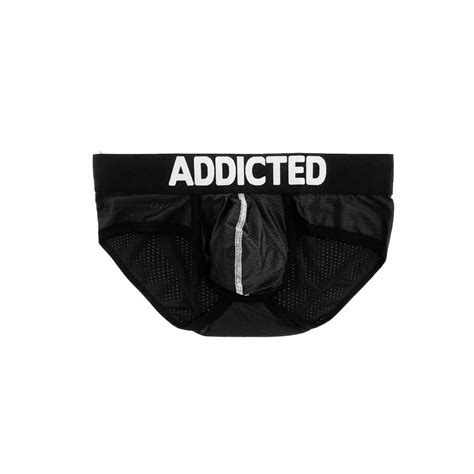 Addicted AD Push Up Mesh Brief C Black Next Gay Thing