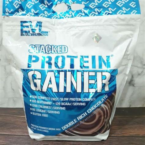 Jual Evl Stacked Protein Gainer 12lbs Evl Gainer 12lbs Serious Mass