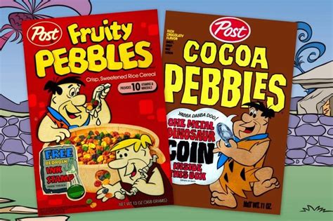 How The Flintstones Helped Debut Fruity Pebbles And Cocoa Pebbles Cereals