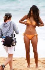 Pia Miller In Bikini On The Set Of Home Away At Palm Beach In