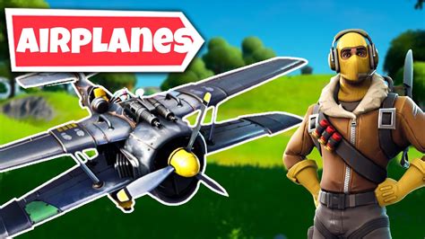 Playing Fortnite Airplanes Are Back - YouTube