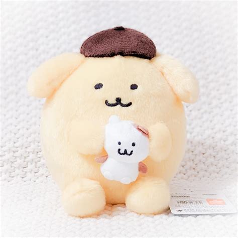 Pompompurin W Muffin Nagano X Sanrio Characters Collab Stuffed Plushn