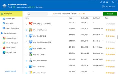 How To Batch Uninstall Apps By Using Wise Program Uninstaller