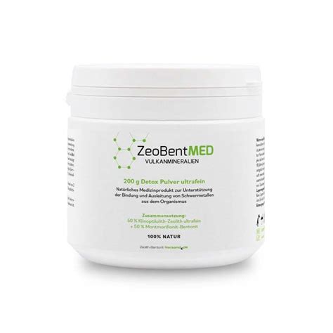 ZeoBent MED Detox Pulver Ultrafein 200 G Shop Apotheke