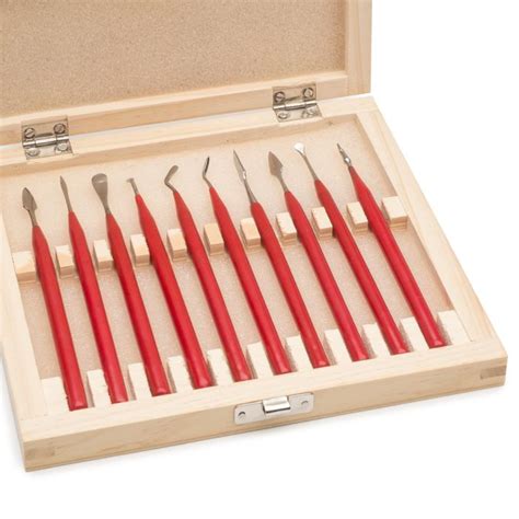 Tool Wax Carving Set With Case Contenti Contenti