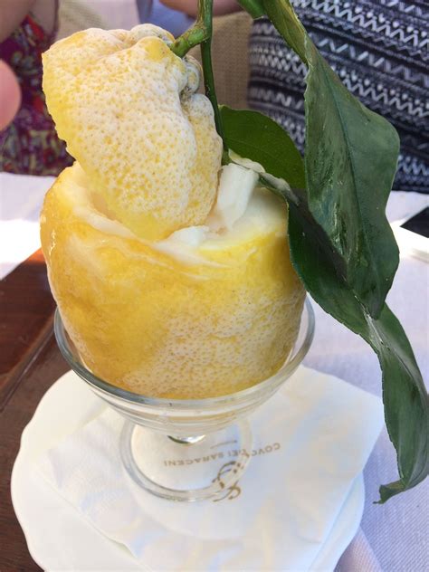 Frozen Lemon Sorbet Positano These Are Amazing Frozen Lemon Sweet