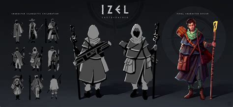 ArtStation - Izel - Character design process