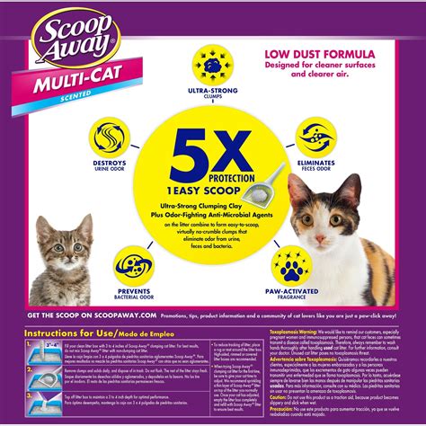 Scoop Away Multi Cat Scented Cat Litter 38 Pounds 1 Artofit