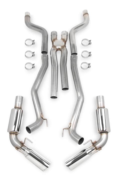 Exhaust 2014 2015 Camaro Ss 62l V8 3 Cat Back Hooker Exhaust System X Pipe With Mufflers