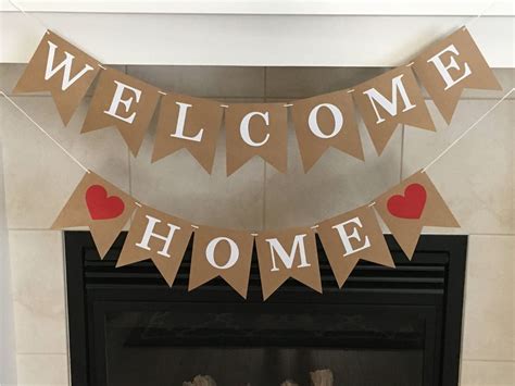 Welcome Home Banner, Military Homecoming, Homecoming Party Banner ...