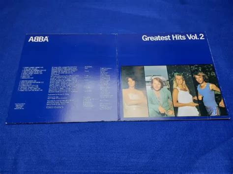 ABBA GREATEST Hits Vol 2 1979 UK Epic Records Gatefold Vinyl LP