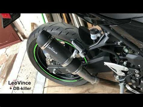 LeoVince GP CORSA EVO Carbon Kawasaki Ninja 400 2020 YouTube