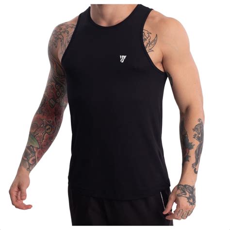 Camiseta Regata Masculina Treino DryFit Básica Lisa Academia Shopee