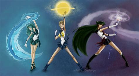 Neptune Uranus And Pluto Sailor Senshi Fan Art 5452628 Fanpop