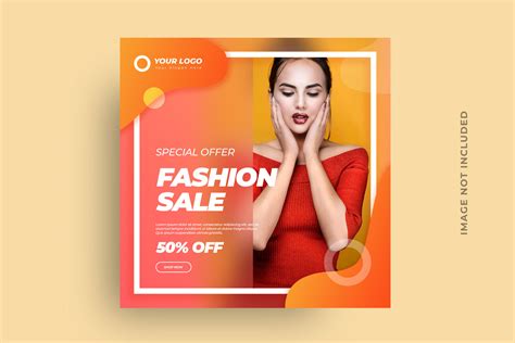 Free Fashion Sale Social Media Banner Template