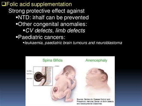 Folic acid supplementation during pregnancy