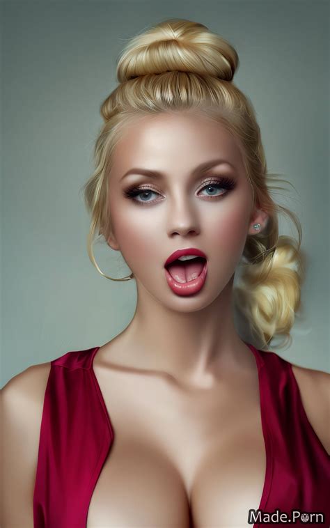 Porn Image Of 40 Huge Boobs Natural Tits Top Knot Hair Nipples Nude Seduction Created By AI