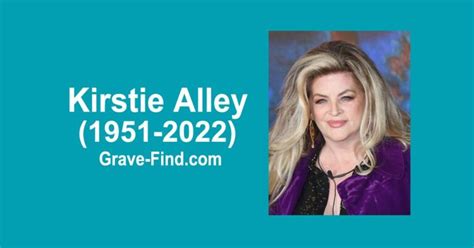 Kirstie Alley Find A Grave Memorial