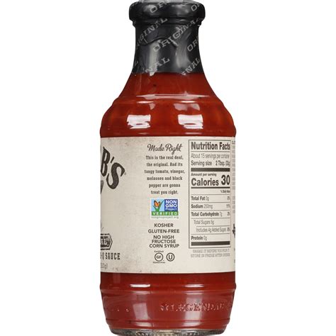 Stubb S Original BBQ Sauce 18 Oz Shipt