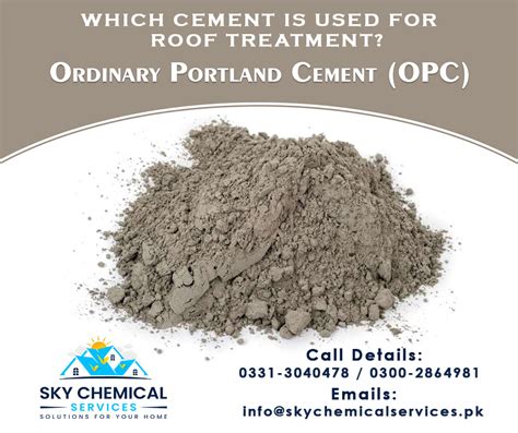 Which Cement is used for Roof Treatment? - Sky Chemical Services