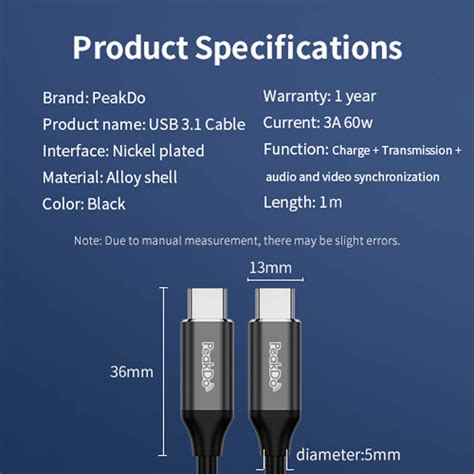 Usb Type C Cable Fast Charging 3a