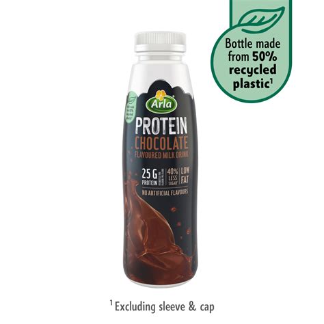 Arla Protein Chocolate Flavoured Milk 482ml Arla Uk