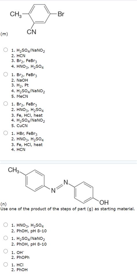 Solved Problem 20 31 Starting With Benzene Or Toluene Chegg