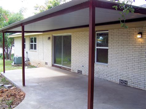 Metal covered patio | Patio, Patio roof, Patio awning