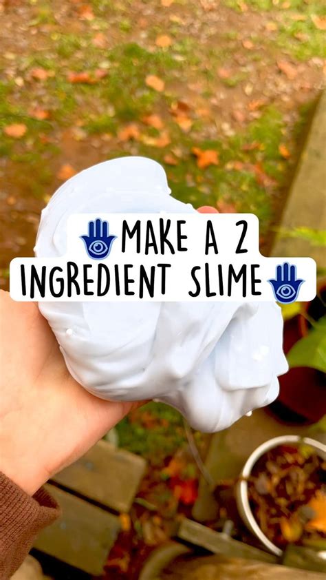 🪬make A 2 Ingredient Slime🪬 Diy Slime Recipe Diy Slime Easy Diy