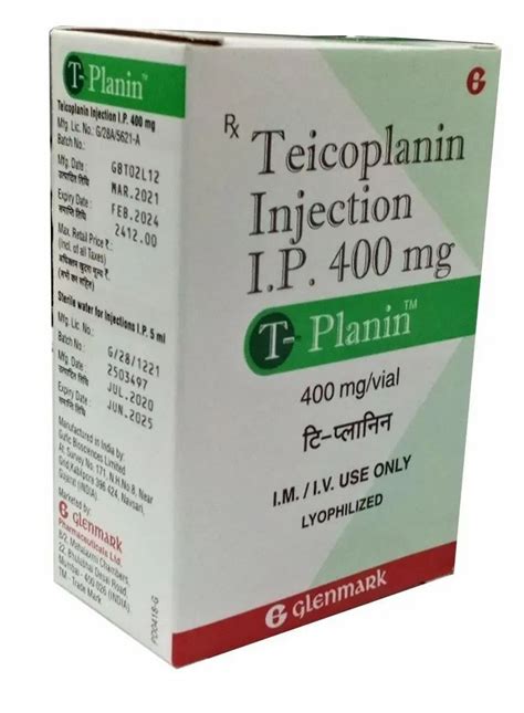 T Planin Teicoplanin Injection IP At Rs 800 Piece Teicoplanin