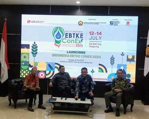 Indonesia EBTKE ConEx 2023 Siap Dukung Target Nol Emisi Karbon Global