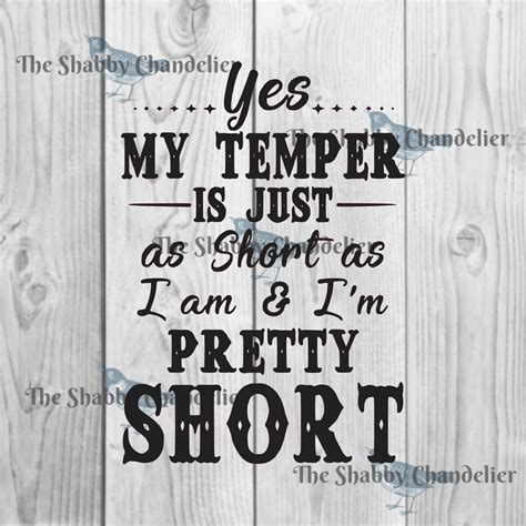 Short Temper - Etsy