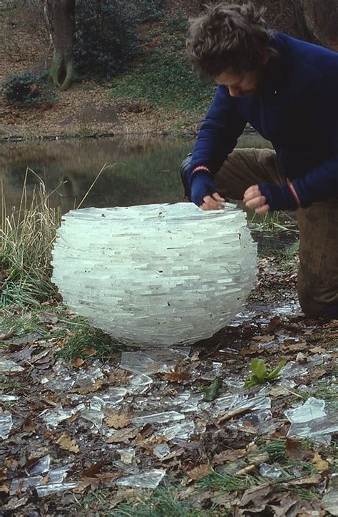 Larameeee Andy Goldsworthy Ice Sculpture