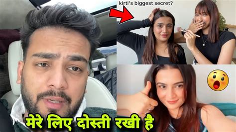 Elvish Yadav Direct Exposed On Kirti Mehra And Ashna Chand Friendship