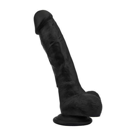 Loving Joy Inch Realistic Silicone Dildo Black Taboo