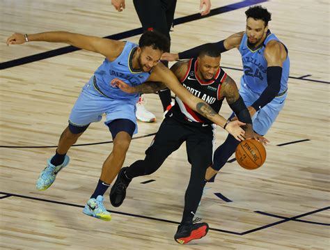 Trail Blazers Rally Again To Eliminate Grizzlies Secure Playoff Berth