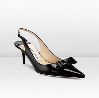 Jimmy Choo Mara Patent Pointy Toe Pumps With Bow Detailing Louboutin