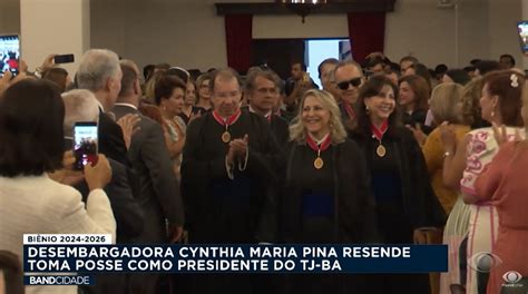 Desembargadora Cyntia Maria Pina Toma Posse Como Presidente Do TJ BA