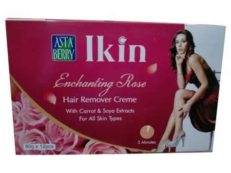 Asta Berry Herbal Ikin Enchanting Rose Hair Remover Cream Box