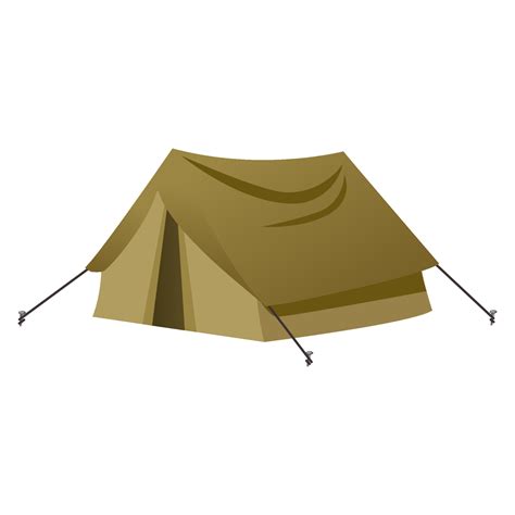 Camping Tent Cartoon Vector Object 4557655 Vector Art At Vecteezy