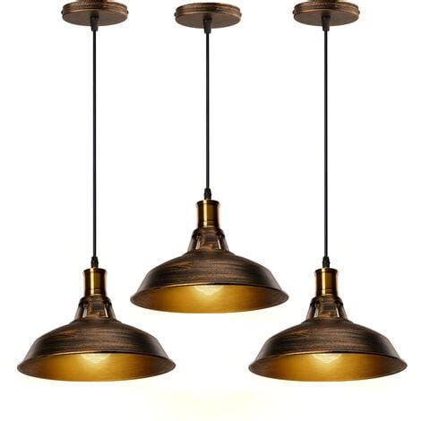 Pcs R Tro Lustre Suspension E Cm Luminaire Style Industrielle Pour