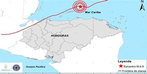 Sismo de magnitud 4 8 sacude el Caribe hondureño sin reporte de daños