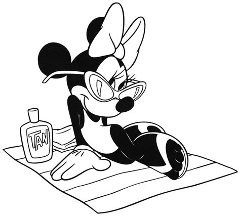 Minnie Para Colorear Pintar E Imprimir