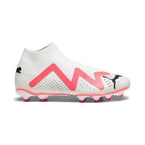 Puma Future Match LaceLess FG AG Blanc Rose Sur Foot Fr